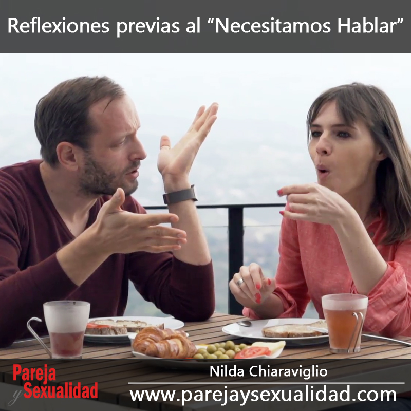 Necesitamos Hablar en la pareja